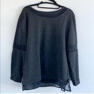 Style & CO sheer panel sweater